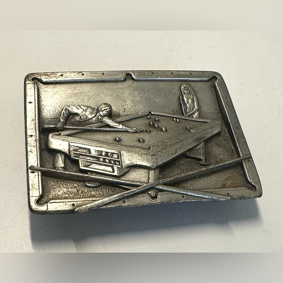 1984 Bergamot Brass Works Indian Chief #G-L43 Vintage Belt  1984 Bergamot Brass Works Pewter Belt Buckle